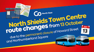 north shields town centre route changes