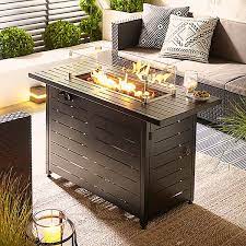 Outdoor Gas Firepit Table By