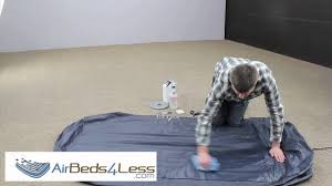 a leak and patch an air bed mattress