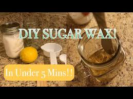 diy sugar wax using the microwave