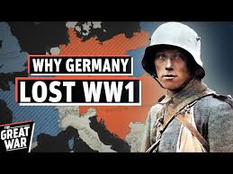why germany lost the first world war