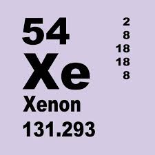 xenon chemical element stock photos