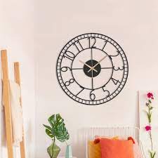 35 Inch Metal Wall Clock Extra Large