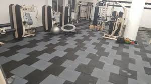 gym rubber flooring at rs 95 square