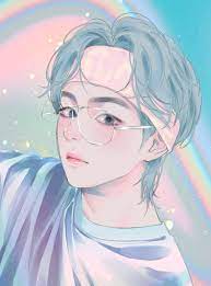 Well thanks to the incredible artist @hanavbara on twitter, we don't have to just imagine, we. í•˜ì•™ On Twitter Bts Fanart Taehyung Fanart Bts Drawings