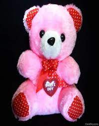 cute teddy bear with love for whatsapp