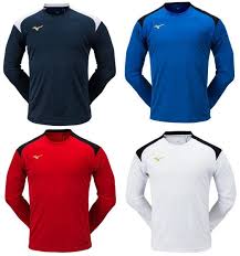 Details About Mizuno Men Game L S T Shirts Jersey Training Red Navy Blue Top Shirt P2ma8k0462
