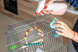 homemade bird cage cleaner