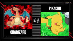 charizard vs pikachu clash of the