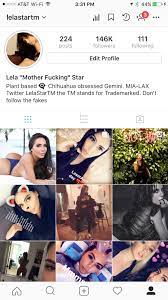 Lela star instagram