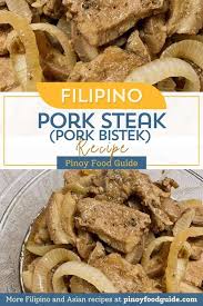 filipino pork steak pork bistek