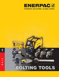 Enerpac Releases New Bolting Tools Catalog