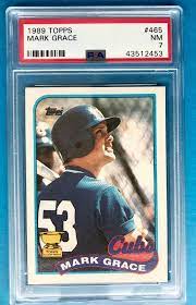 Professionally graded cards will sell for more. Auction Prices Realized Baseball Cards 1989 Topps Mark Grace