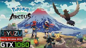 Pokemon Legends - Arceus on YUZU Early Access 2434 | GTX 1060 | Ryzen 5  2400G | 16GB RAM