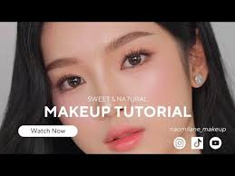 sweet natural makeup tutorial korean