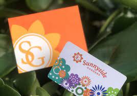 Garden Center Gift Cards Sunnyside