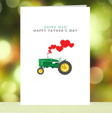 deere dad happy father s day tractor