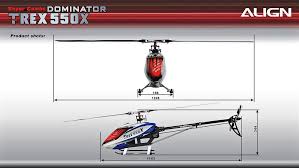 rex 550x super combo rh55e18 rc helicopter