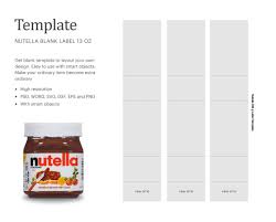 Download the blank templates and start designing your own labels for a big. Nutella Jar Label Template Silhouette Studio Cricut Silhouette By Ariodsgn Thehungryjpeg Com