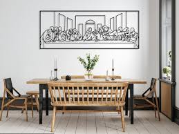 Last Supper Metal Wall Art By
