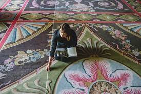 exquisite 18th century carpet is