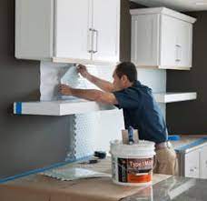Installing backsplash tiling in your kitchen is also a good diy project for homeowners looking to get their hands dirty and learn new skills around the house. Backsplash Installation From Lowe S
