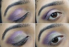 olive golden and purple eye makeup tutorial