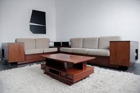 Mid Century Italian Corner Sofa With