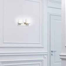 Volume Lighting 2 Light Brushed Nickel Indoor Wall Sconce With White Cylinder Glass Shades V1142 33