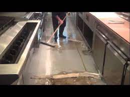 floor cleaning for restaurants back of