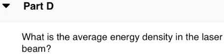 average energy density