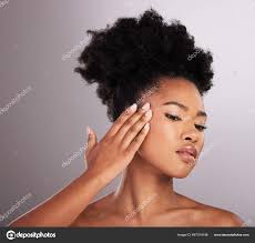 skincare woman manicure face shine