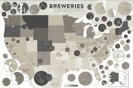 You Can Buy A Map That Has Every Brewery In The United States