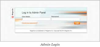 magento support admin panel login and
