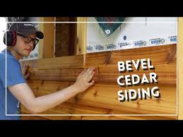 how to install bevel cedar siding