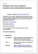 terms conditions templates