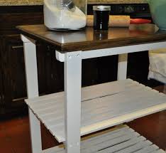 small table kitchen island redo! guest