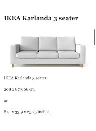 Ikea Karlanda 3 Seater Sofa With Brand