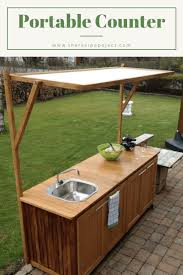 simple outdoor kitchen