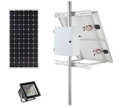 Earthtech Products Solar Sign Landscape Light Kit 1 Light 1200 Lumens 50w Solar Panel 55