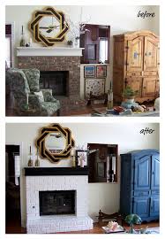 Painting The Brick Fireplace