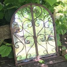 Scroll Outdoor Mirror Welcome To