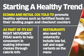 Fssai Wants Calorie Count On Restaurant Menu To Promote