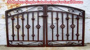 See more ideas about modern gate, gate design, main gate design. 30 Modern Simple Steel Gate Designs For Small Houses Youtube