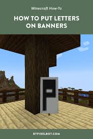 letter banner in minecraft