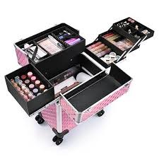 cosmetic suitcase trolley
