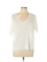 Details About Jcpenney Women Ivory Short Sleeve Blouse Xl Petite