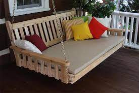 Cedar Traditional English Swing Bed By