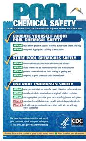 Pool Chemical Safety Via The Cdc In 2019 Pool Chemicals