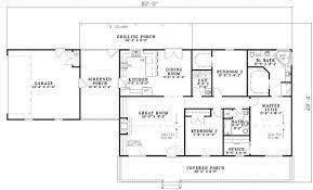 Ranch Style House Plan 3 Beds 2 Baths